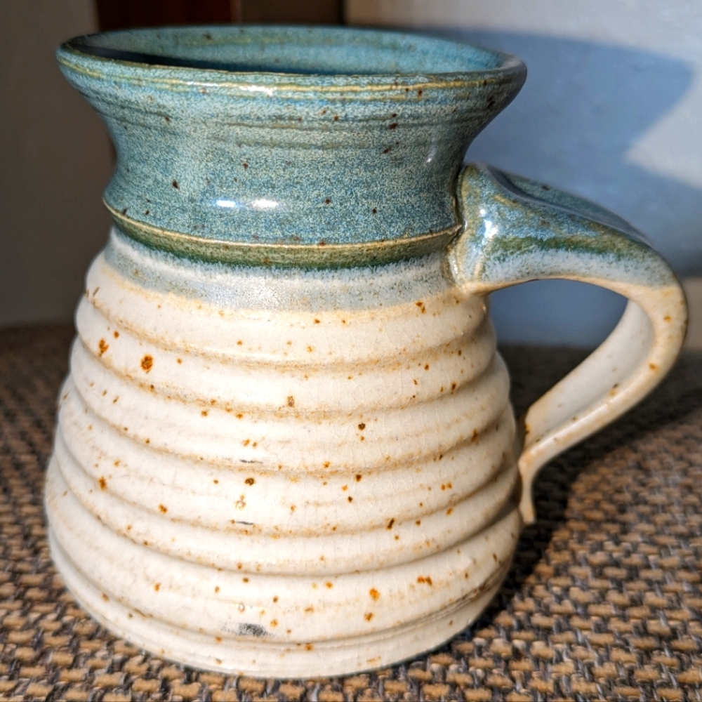 hand thrown Artisan pottery mug